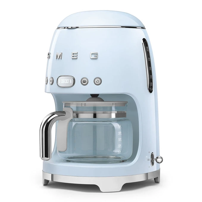 Smeg cafetera de goteo color azul