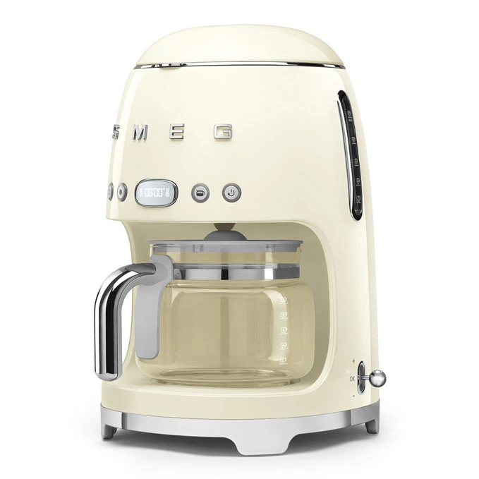 Smeg cafetera de goteo color crema